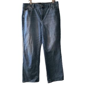 Talbots 16 Barely Boot Jeans Sutton Wash 99% Cotton Stretch Denim 1/25 Date